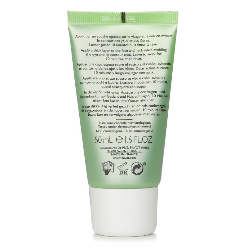 payot pate grise masque charbon ultraabsorbent mattifying care