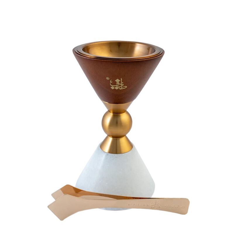 taif al emarat marble incense burner