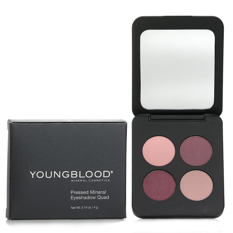 youngblood pressed mineral eyeshadow quad  vintage