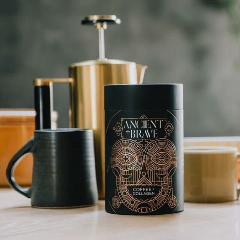 اينشنت + بريف قهوة برازيلية عضوية فاخرة غنية بببتيدات الكولاجين