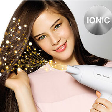 faces braun satin hair 3 hd380 hair dryer with ionic function
