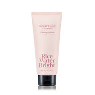 faces rice water bright foaming cleanser