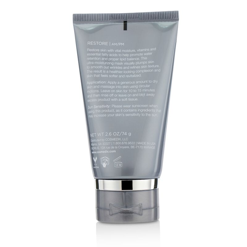 cosmedix restore moisturerich mask