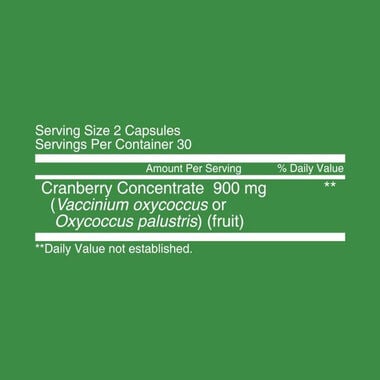 faces cranberry highly concentrated capsules