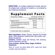 faces omega 3 joint health with glucosamine   chondroitin