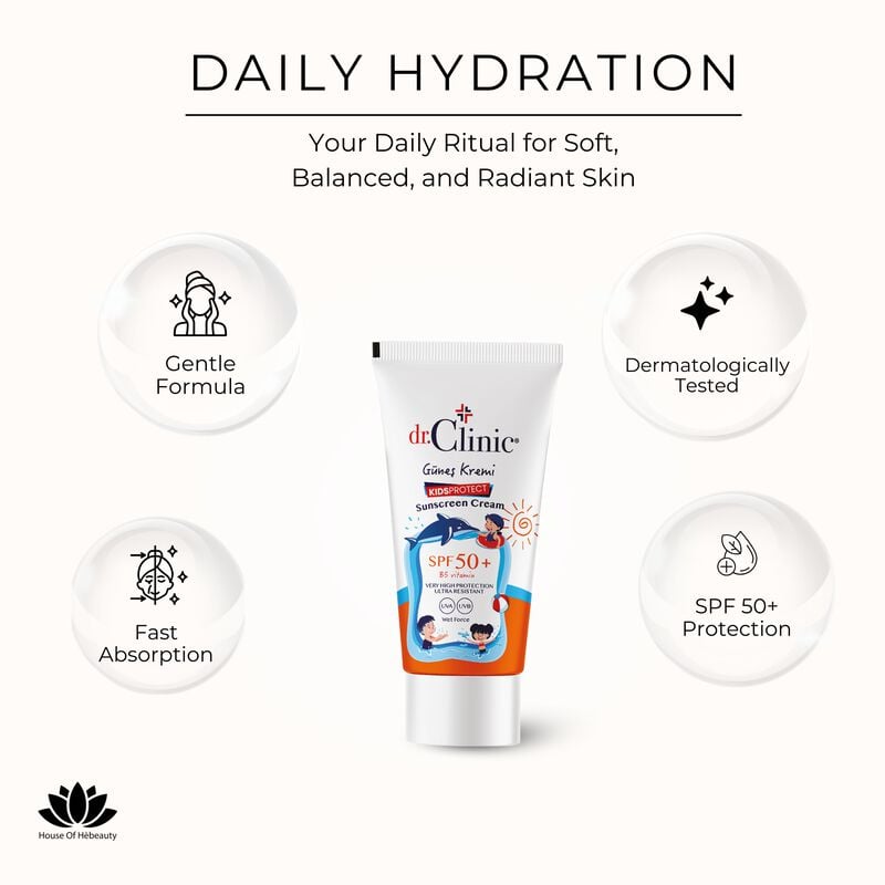 د. كلينك spf 50+ واقي الشمس للأطفال