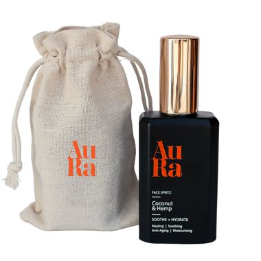 faces aura coconut and hemp face spritz