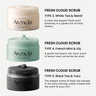 Fresh Cloud Body & Scalp Scrub Lavender & Pear faces fresh cloud body scalp scrub lavender pear