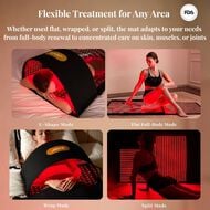 Red Light Therapy Full Body Sleeping Mat faces red light therapy full body sleeping mat