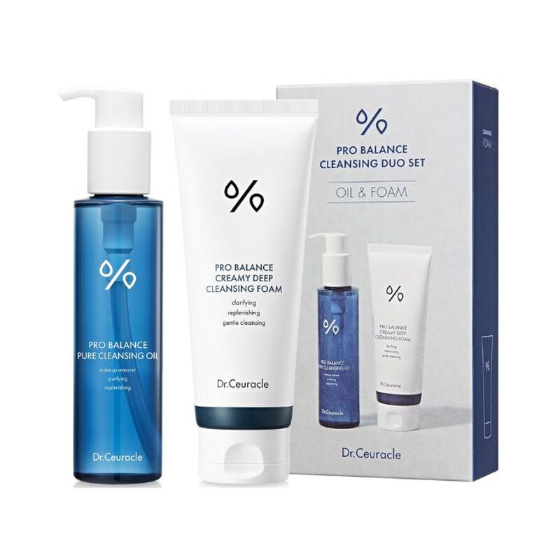 dr. ceuracle مجموعة تنظيف ثنائية برو بالانس