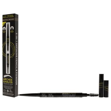faces 2 in 1 defining eyebrow pencil and powder