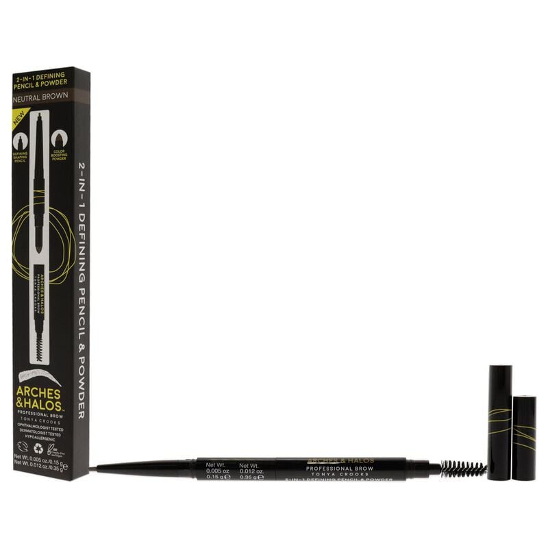arches and halos 2in1 defining eyebrow pencil and powder
