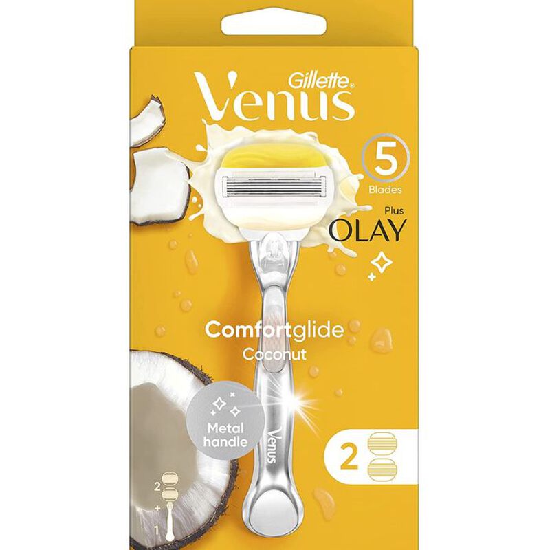 gillette venus coconut/olay razor 2up