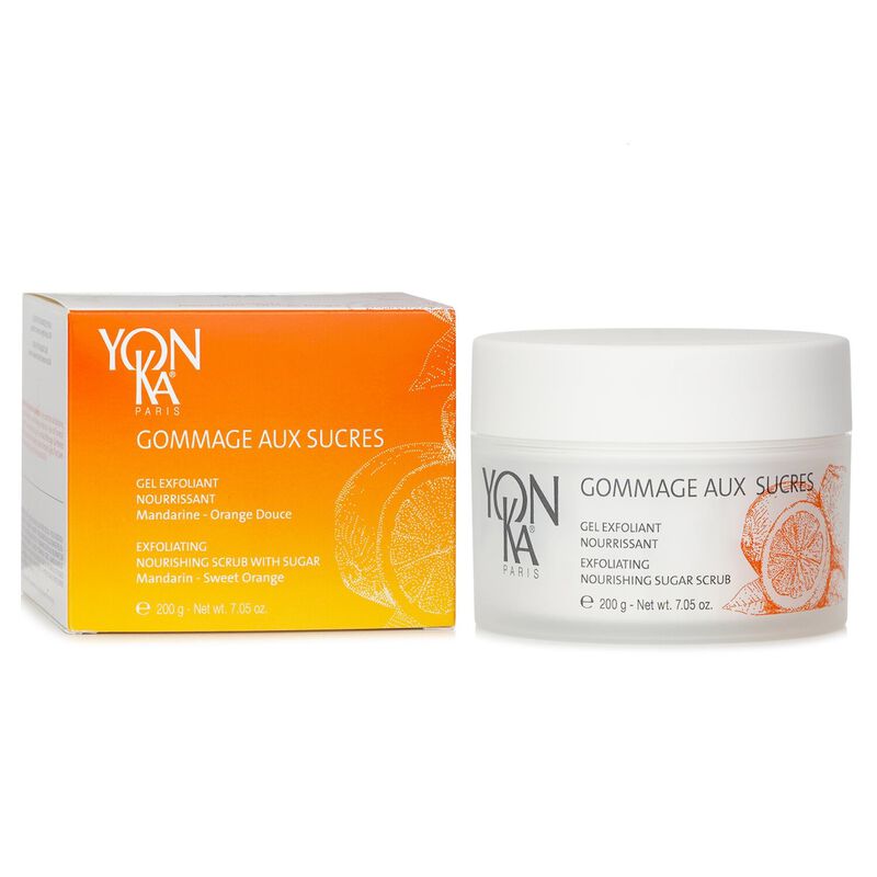 yonka gommage aux sucres nourishing mandarin scrub with sugar