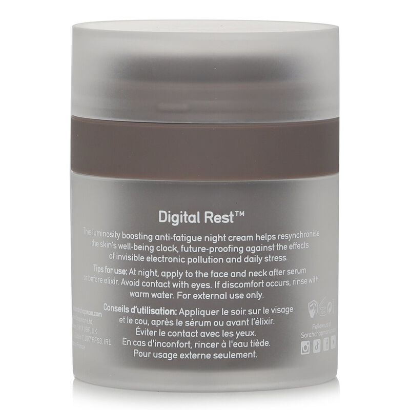 sarahchapman digital rest night cream
