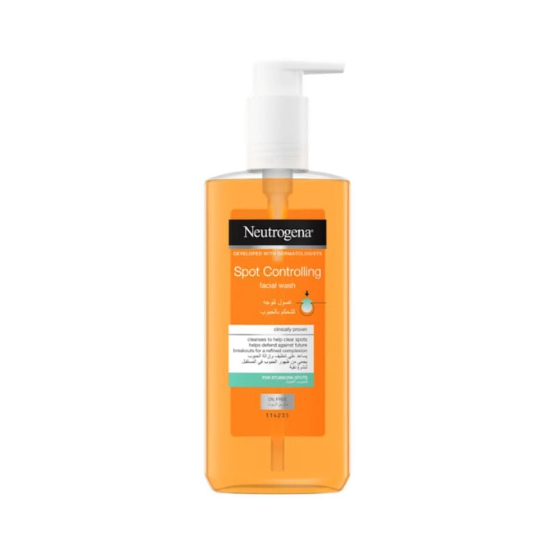 neutrogena spot controlling facial wash