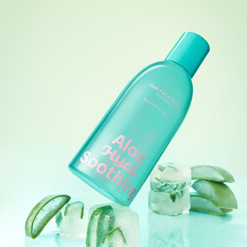 the face shop aloe hyaluronic acid soothing toner