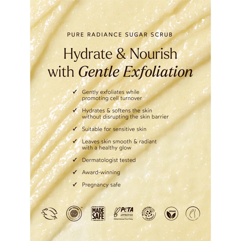 true botanicals pure radiance sugar scrub