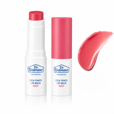faces advanced cica touch lip balm rosy
