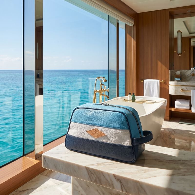 bob carlton grand hotel toiletry bag