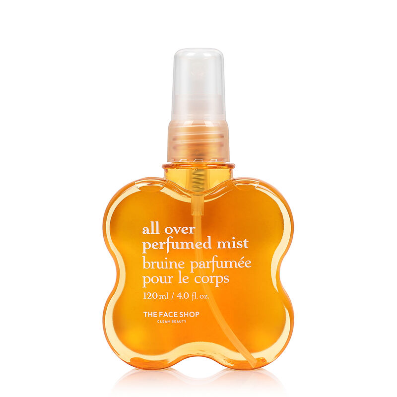 the face shop all over mist 05 deep amber peony
