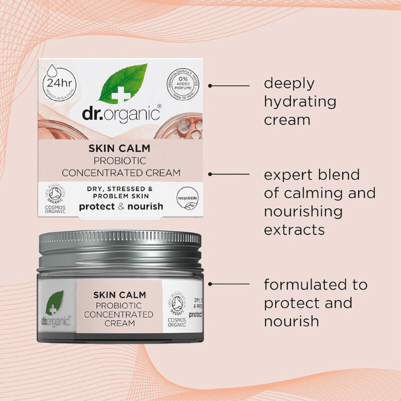 dr. organic dr organic skin calm probiotic concentrated cream