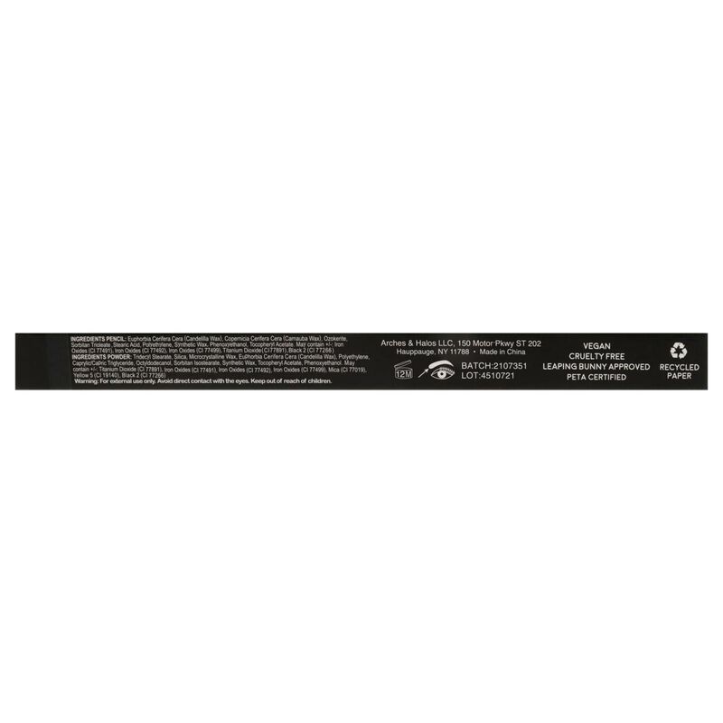 arches and halos 2in1 defining eyebrow pencil and powder