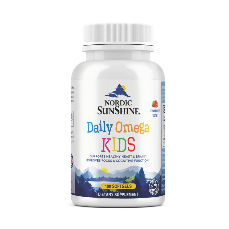nordic sunshine daily omega3, brain, eye & immune support chewable softgels