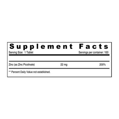 faces nutrition zinc picolinate tablet