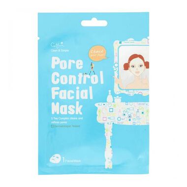 faces clean   simple pore control facial mask
