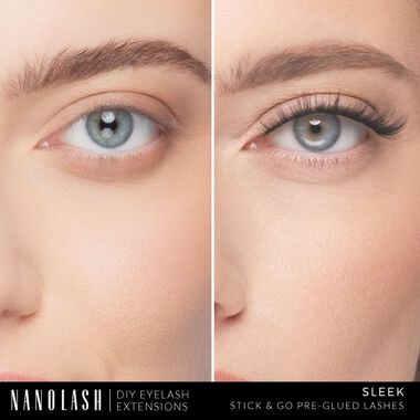رموش عنقودية مُلصقة مسبقًا لتركيب وصلات الرموش في المنزل Sleek Regular faces رموش عنقودية مُلصقة مسبقًا لتركيب وصلات الرموش في المنزل sleek regular