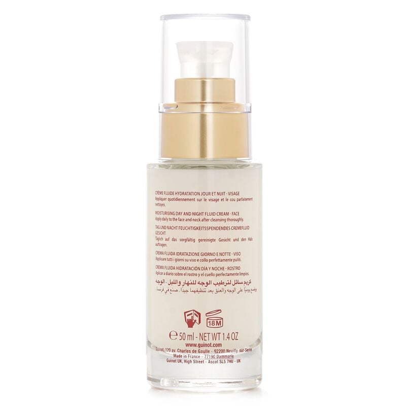 guinot hydrazone moisturising day and night fluid cream for face