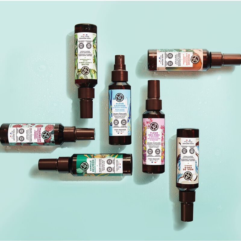 yves rocher coconut perfumed mist hair & body