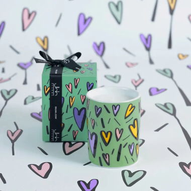 faces hubbak mandarin candle   green  60g