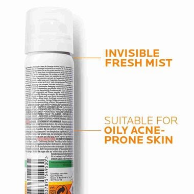 faces anthelios invisible face mist spf50 face protection