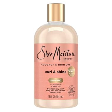 Coconut and Hibiscus Curl & Shine Shampoo faces coconut and hibiscus curl shine shampoo