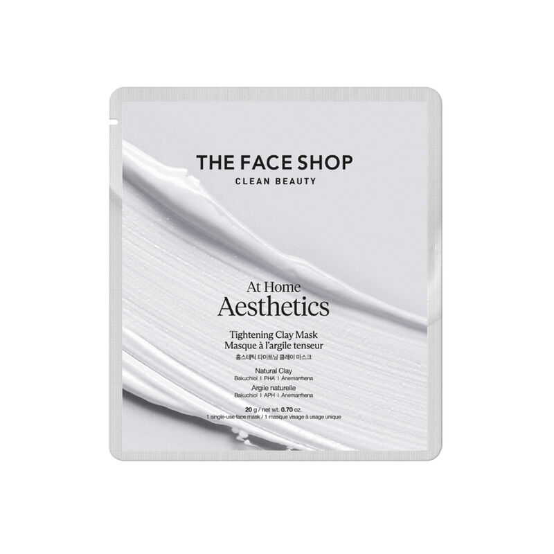 the face shop at home aesthetics tightening clay mask