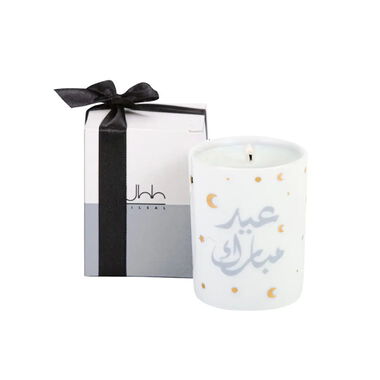 faces شمعة عيد مبارك ورد تراثي   ٦٠جم