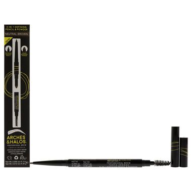 faces 2 in 1 defining eyebrow pencil and powder