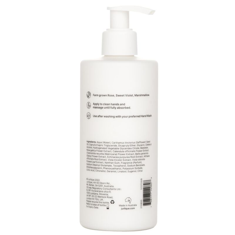 jurlique rose softening hand lotion