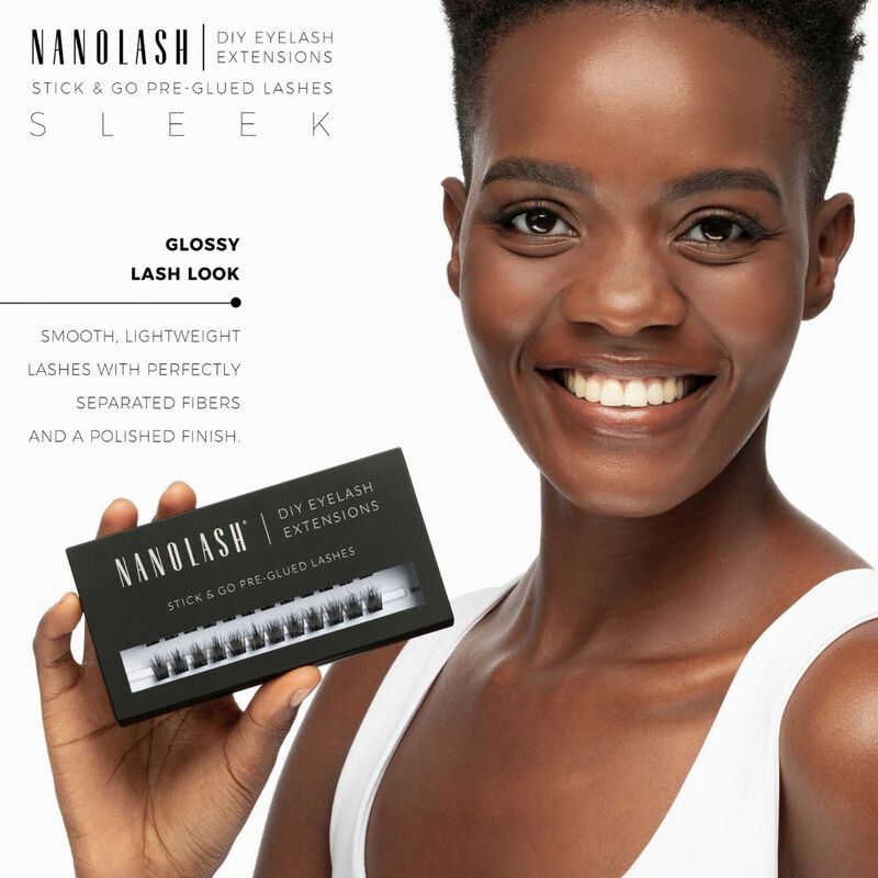 nanolash diy stick & go preglued lashes sleek