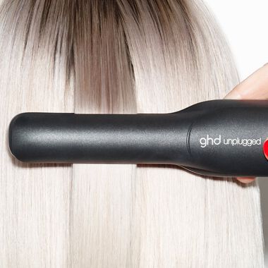 faces ghd unplugged cordless hair styler   cordless flat iron black