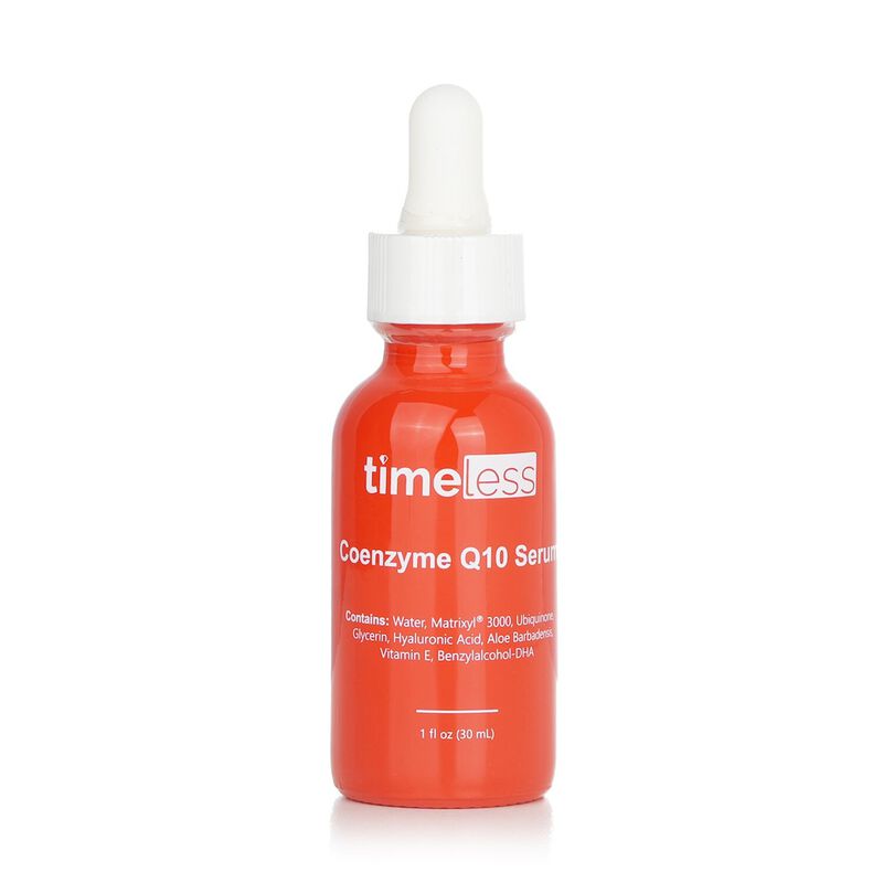 timeless skincare coenzyme q10 serum + matrixyl 3000 + hyaluronic acid