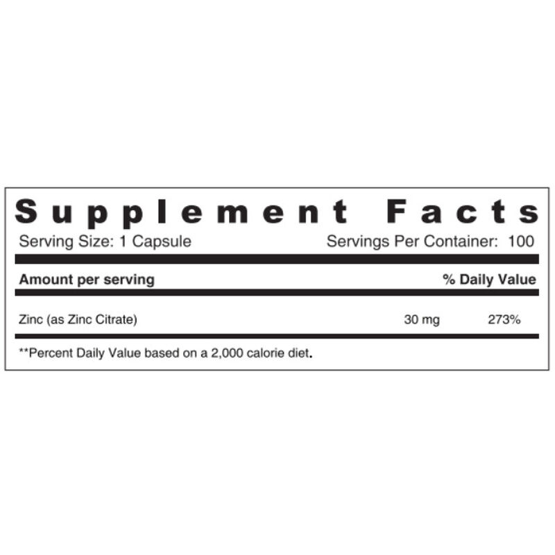 sunshine nutrition zinc citrate capsule