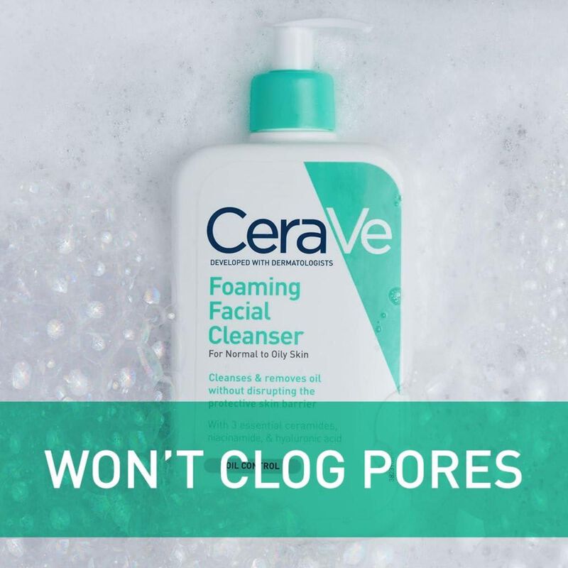 cerave foaming facial cleanser