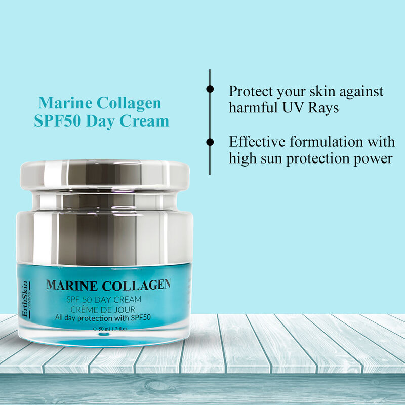 erthskin london marine collagen spf50 day cream 50ml
