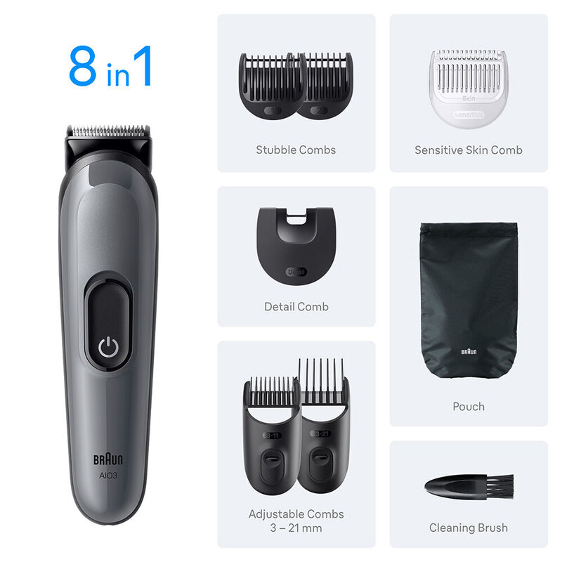 braun allinone grooming kit 8in1  aio3540