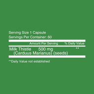 faces milk thistle 500mg capsule