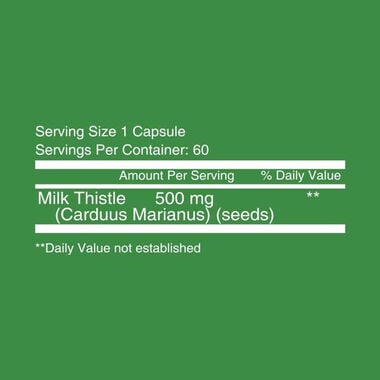 faces milk thistle 500mg capsule