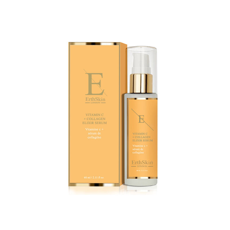 erthskin london vitamin c + collagen elixir serum 60ml